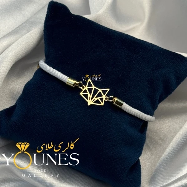 دستبند مینیمال روباه طلا